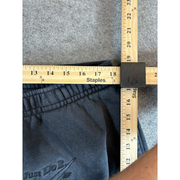 VTG Nike Drip Just Do It Jogger Sweatpants Mens XXL Black Athleisure Sportswear - Picture 6 of 11